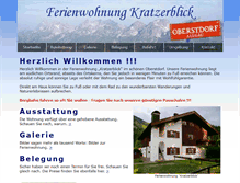 Tablet Screenshot of ferienwohnung-kratzerblick.de